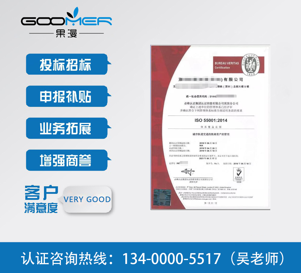 ISO55001资产管理体系